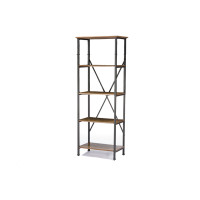 Baxton Studio YLX-0008-BC Lancashire Bookcase